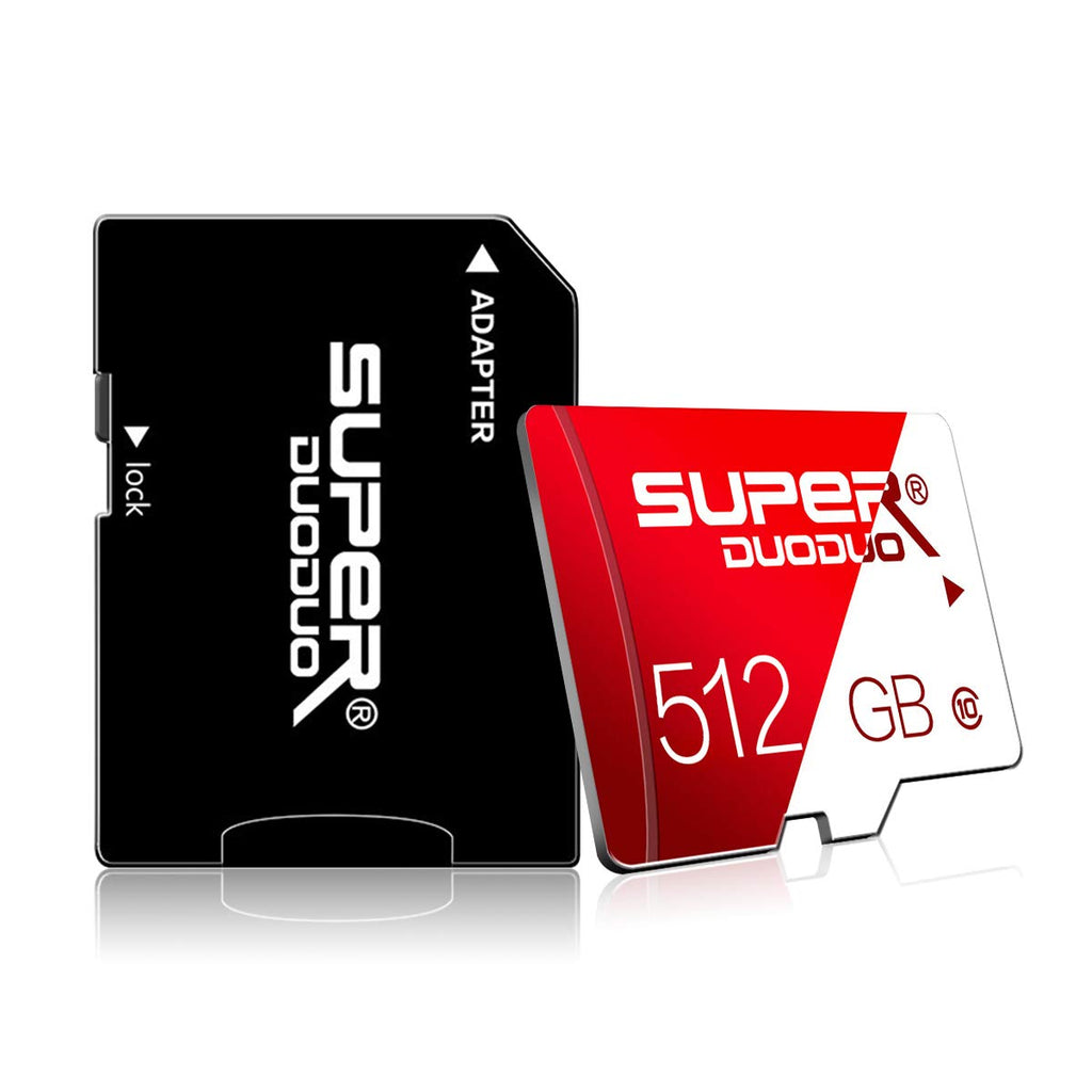 [Australia - AusPower] - 512GB Micro SD Card Class 10 SD Memory Card 512GB TF Card Compatible with Computer Camera and Smartphone,TF Memory Card with a Card Adapter(512GB) 