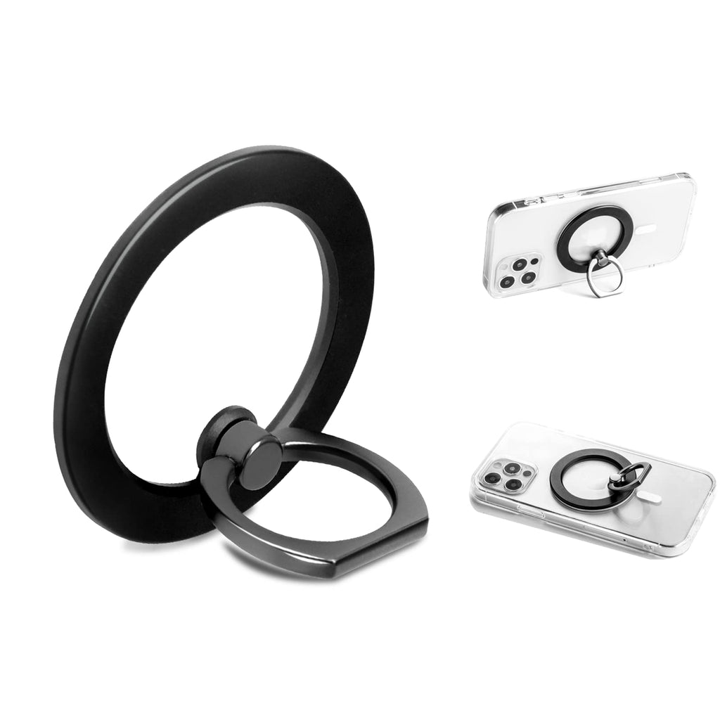 [Australia - AusPower] - YOWZA Magsafe Grip Magnetic Phone Ring Holder for iPhone 13/12 Adjustable Finger Ring Grip Compatible with Mag Safe Accessories Removable and Wireless Charging Compatible Magsafe 