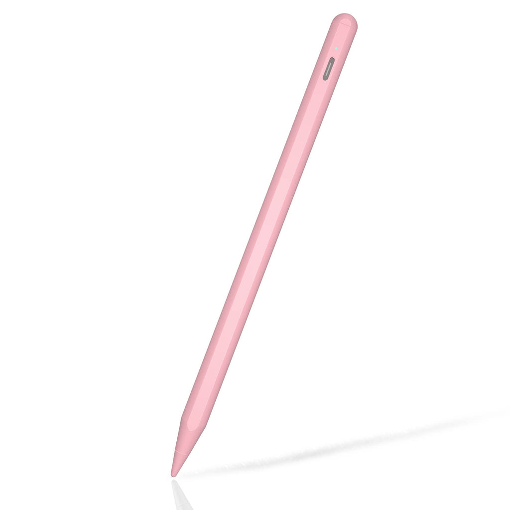 [Australia - AusPower] - Stylus Pen for iPad with Palm Rejection, Active Pencil Compatible with 2018-2021 Apple iPad Pro 11/12.9 Inch, iPad Air 3rd/4th Gen, iPad 6/7/8/9th Gen, iPad Mini 5th/6th Gen Pale Pink 