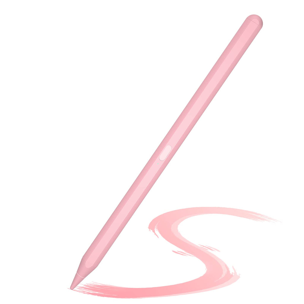 [Australia - AusPower] - Stylus Pencil for iPad air 5 Generation, Palm Rejection & Tilt Detection Pen for (2018 and Later) iPad Pro 11 inch/12.9 inch, iPad 9th/8th/7th Gen, iPad Air 4th & 3rd Gen, iPad Mini 5th Gen (Pink) light pink 
