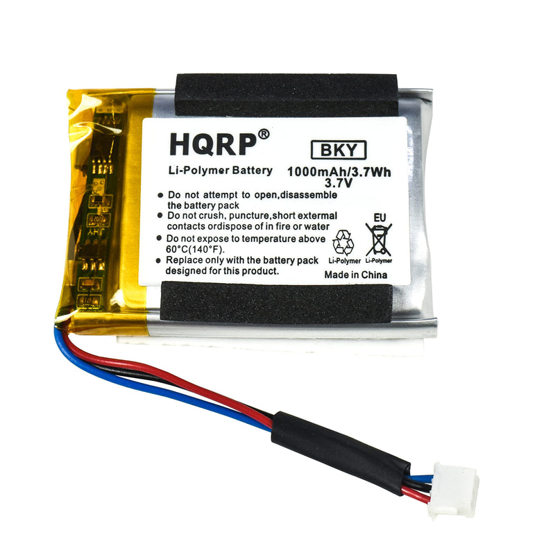 [Australia - AusPower] - HQRP Battery Compatible with Turtle Beach Elite 800, Elite 800x Wireless Headset 3.7V 1000mAh FT083040P 