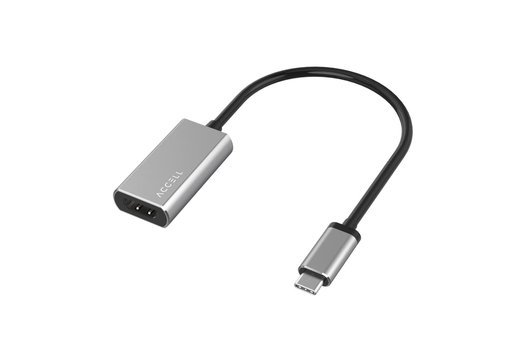 [Australia - AusPower] - Accell USB-C to HDMI 2.0b Adapter 4K@60Hz HDR, Compatible with Thunderbolt 3, TB4, USB4, USB 3.1, U187B-008K USB-C to HDMI 2.0b Adapter Silver 