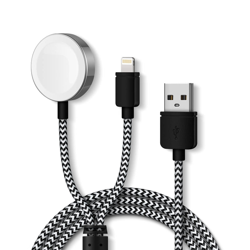 [Australia - AusPower] - CulaLuva Smart Watch Charger,Magnetic Charging Cable 4.9ft/1.5M for iWatch Charger Compatible with Apple Watch Series SE/7/6/5/4/3/2/1 & Phone 12/11/Pro/Max/XR/XS/XS Max/X&Pad Series 1.5M 