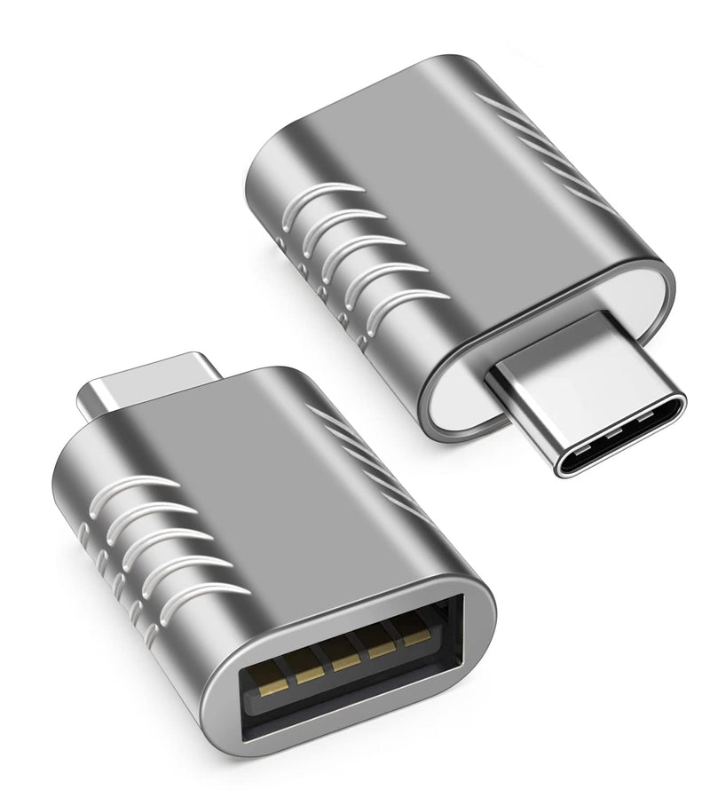 [Australia - AusPower] - USB C Adapter, USB C to USB Adapter, USB-C to USB Adapter, Udaton 2 Pack 3.0 High-Speed Data Transfer Adapter for MacBook Pro 2020, iPad Pro 2020, Samsung Notebook 9, Dell XPS and More Type C Devices 