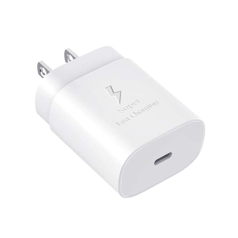 [Australia - AusPower] - Fast Type C Charger,USB C Charger Block, Fast Samsung Charger Type C Fast Wall Charger 25W PD Adapter Plug Block for Samsung Galaxy S21/S21+/S21Ultra/Z Fold 3/Z Flip 3/Note 20/iPhone 13/13 Pro/12/iPad White 
