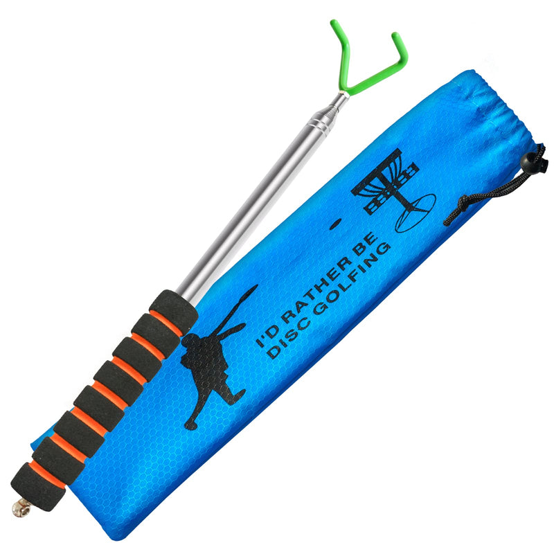 [Australia - AusPower] - LQLMCOS Disc Golf Retriever Pole,Disc Retriever Telescoping Pole with Hook,Expands to 10/16 Feet,Disc Golf Stick Disc Golf Grabber,Disc Golf Gripper Pole,Disc Golf Equipment Disc Golf Accessories 10 FT 