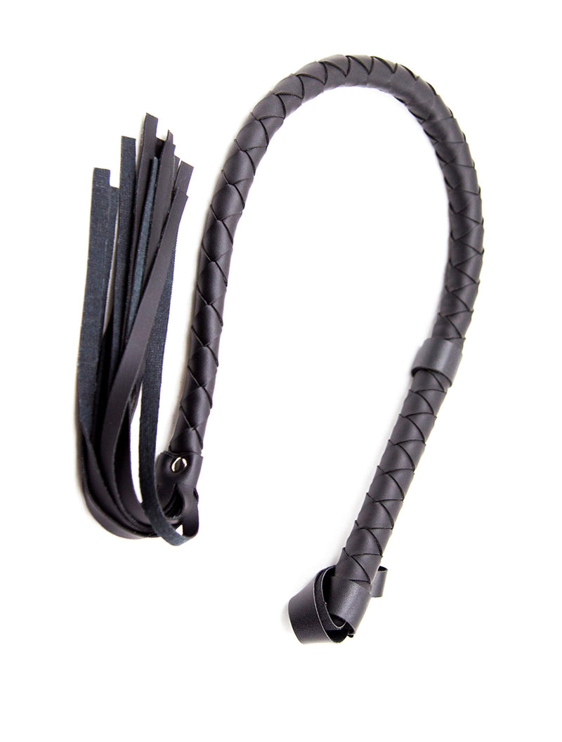 [Australia - AusPower] - Leather Crop 33" Whip, Black Riding Whip, Horses Crops, Leather Riding Crop, Leather Horse Whip, Whip for Horses, Horse Whips 