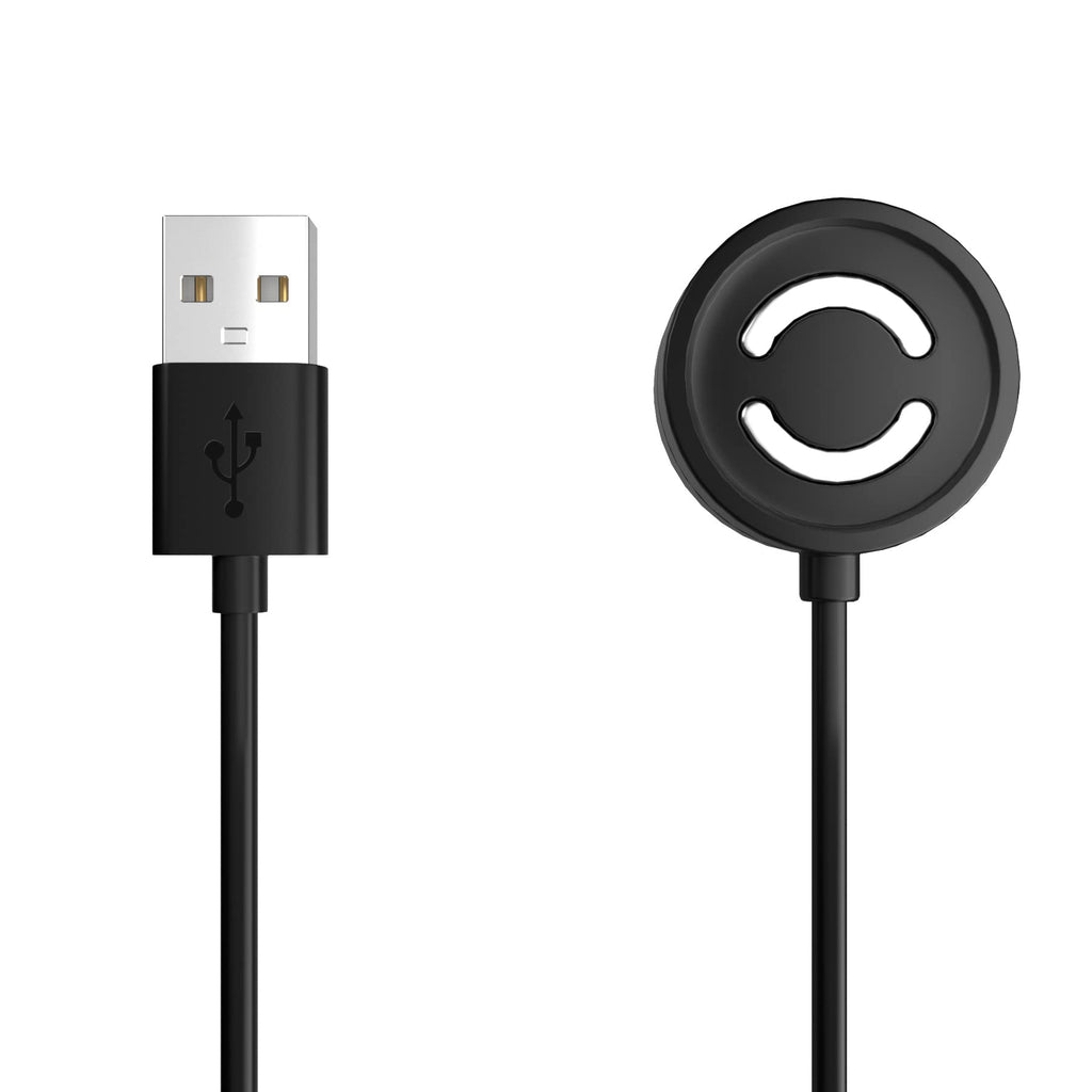 [Australia - AusPower] - Charging Cable Compatible with Suunto 9 Peak Charger,3.3ft USB Cable Portable Cord Magnetic Replacement Cable for Suunto 9 Peak Charger Cable Smartwatch Accessories (Black) Black 