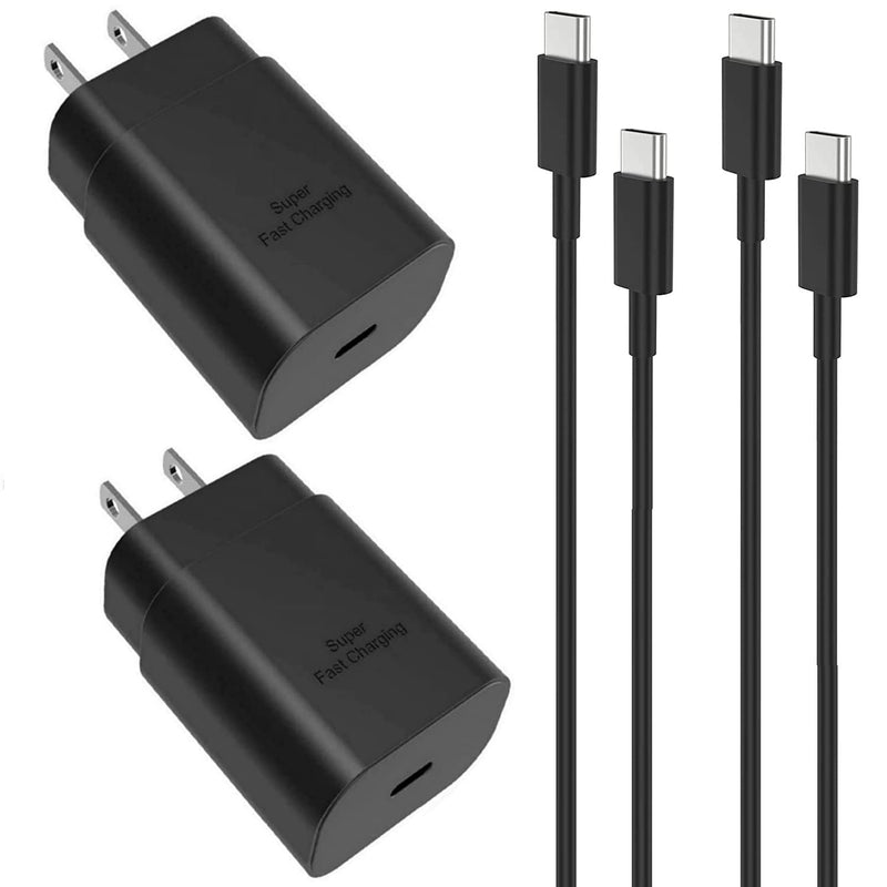 [Australia - AusPower] - USB C Charger,25W Super Fast Charger and 5FT Type C Cable Fast Charging for Samsung Galaxy S21/S21Ultra/S21Plus/S20/S20Ultra/Note 20/Note 20Ultra/Note 10/Note10+/Z Fold 3/Flip 3 