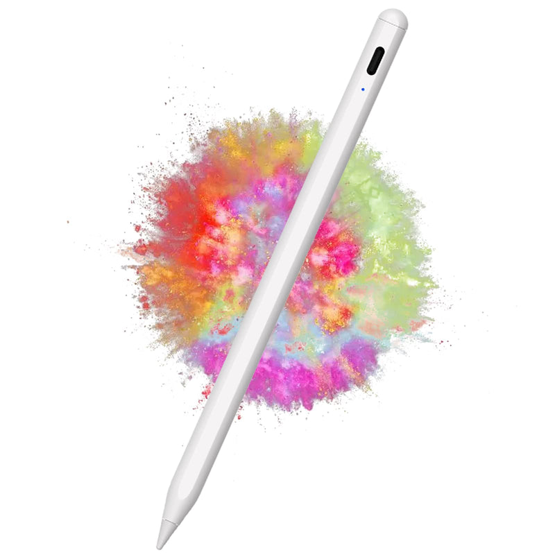 [Australia - AusPower] - Stylus Pen for iPad Pencil with Palm Rejection,Compatible with Apple iPad (2018-2021) iPad Pro (11/12.9 Inch),iPad 6/7/8th Gen,iPad Mini 5th Gen,iPad Air 3rd/4th Gen for Precise Writing/Drawing WHITE 