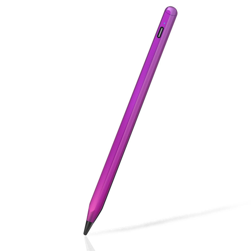 [Australia - AusPower] - Stylus Pen for iPad with Palm Rejection, Active Pencil Compatible with 2018-2021 Apple iPad Pro 11/12.9 Inch, iPad Air 3rd/4th Gen, iPad 6/7/8/9th Gen, iPad Mini 5th/6th Gen Purple 