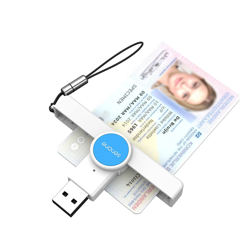 [Australia - AusPower] - CAC Card Reader Military Smart Card Reader DOD Military USB Common Access CAC Reader Compatible with Windows, Mac OS and Linux 