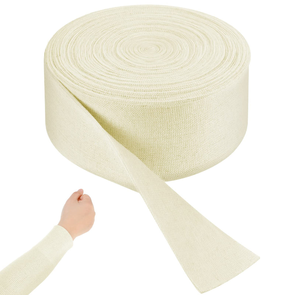 [Australia - AusPower] - Economy Cotton Stockinette Tubular Bandage Comfortable Arm Leg Knee PreWrap for Pre-Splinting or Casting Fabrication Tubular Arm Stocking Elastic Tube Bandage(2.95 Inch x 11 Yard) 2.95 Inch x 11 Yard 