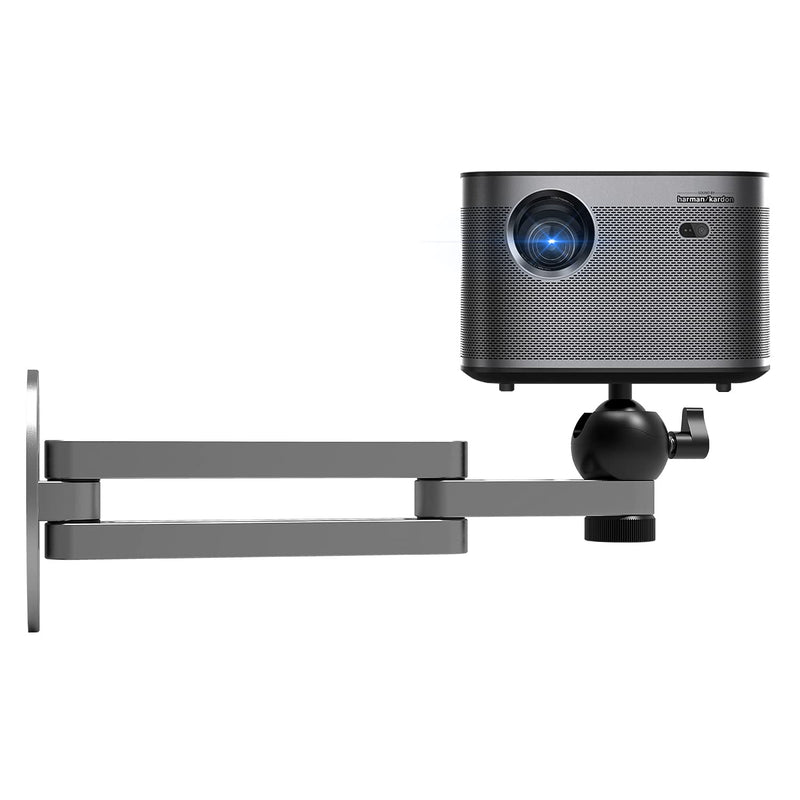 [Australia - AusPower] - Foldable Projector Wall Mount Universal Adjustable Ceiling Wall Projector Mount Stand Aluminum Alloy Projectors Bracket (Wall Mount) 