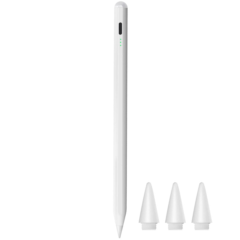 [Australia - AusPower] - Stylus Pen for iPad with Tilt Sensitive and Palm Rejection, Active Pencil Compatible with (2018-2021) Apple iPad Pro 11/12.9 Inch, iPad 10.2 7/8/9th Generation, iPad Air 3rd/4th, iPad Mini 5/6th Gen 