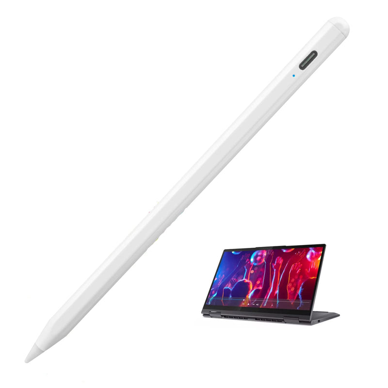 [Australia - AusPower] - Electronic Stylus Pen for Lenovo Yoga 7i/9i,New Plastic Point Tip with Precise and Accurate Drawing Pens Compatible with Lenovo Yoga 7i/9i Stylus Pencil,White 
