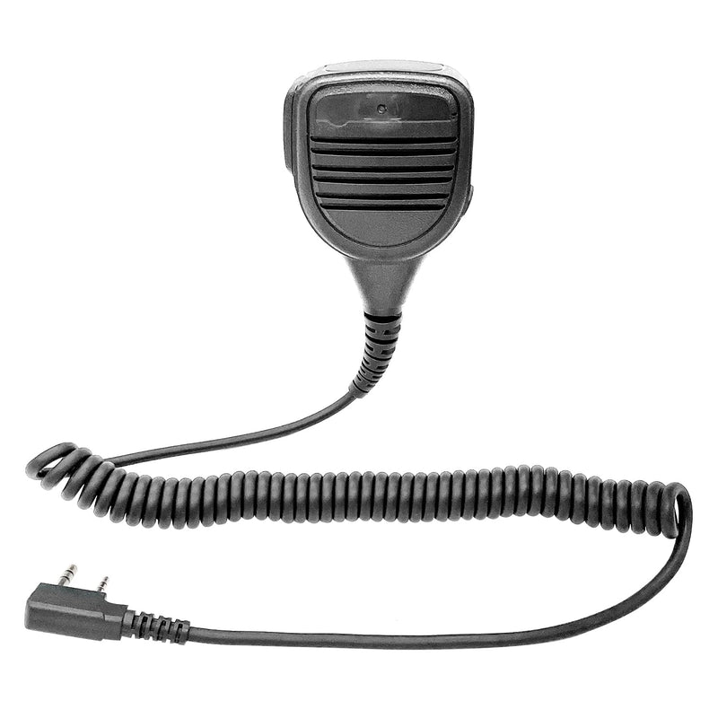 [Australia - AusPower] - RATAOK Speaker Mic Remote Speaker Microphone w/ 3.5mm Audio Jack for Baofeng UV-5R UV-3R & for 2 Pin Kenwood Walkie Talkie Radio 