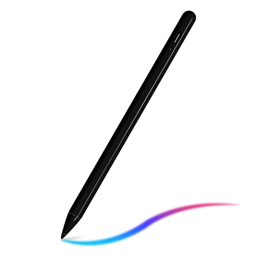 [Australia - AusPower] - Stylus Pencil Compatible for Apple iPad,with Palm Rejection,Compatible with 2018-2021 Apple iPad Pro 11 or 12.9 inch, iPad 8/7/6th Gen, iPad Air 4/3rd Gen,iPad Mini 5/6th Gen for Writing & Drawing BLACK 