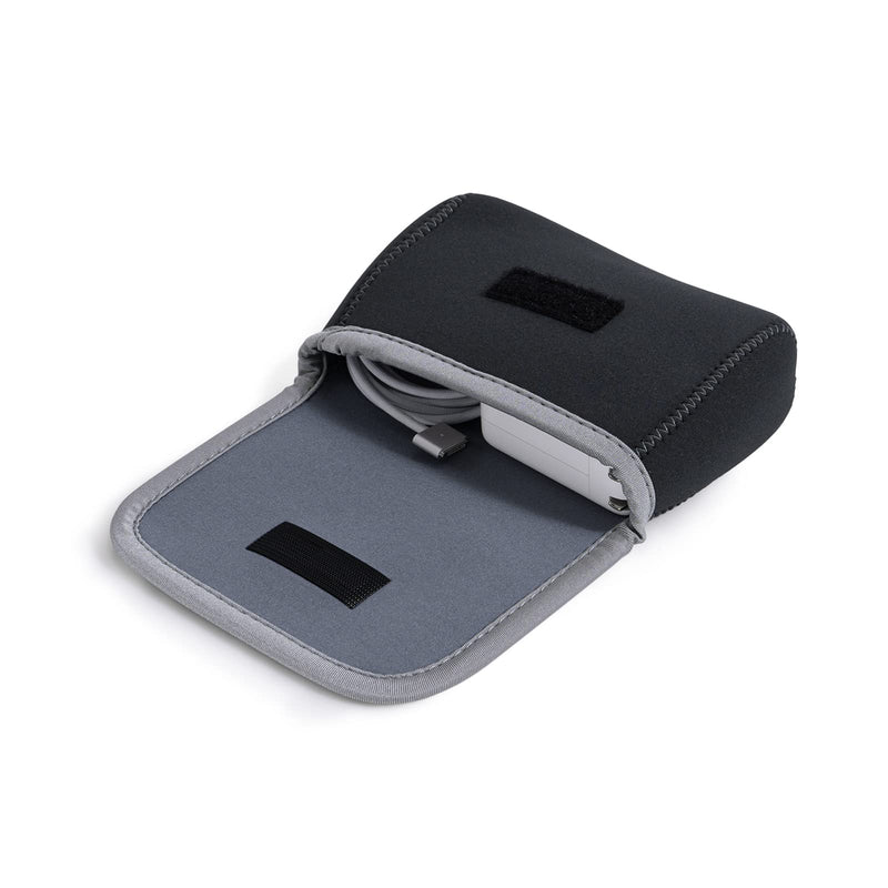 [Australia - AusPower] - LENTION Storage Medium Pouch Bag Cases for Accessories Laptop MacBook Power Adapter, Wireless Mouse, iPhone Chargers, Cellphone, Power Bank, Cord, Travel Cable Electronic Organizer - Dark Gray 6.69 * 4.72 * 2.56 inches 