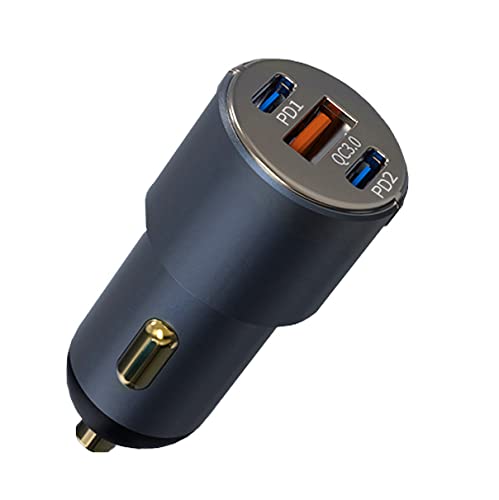 [Australia - AusPower] - CHIPOFY 66W USB C Car Charger, 33W PPS / 30W PD/ QC3.0 Fast Charge Cigarette Lighter USB Charger Compatible with iPhone 13/13 Pro Max, iPad Mini/Pro, Samsung S21/S20 