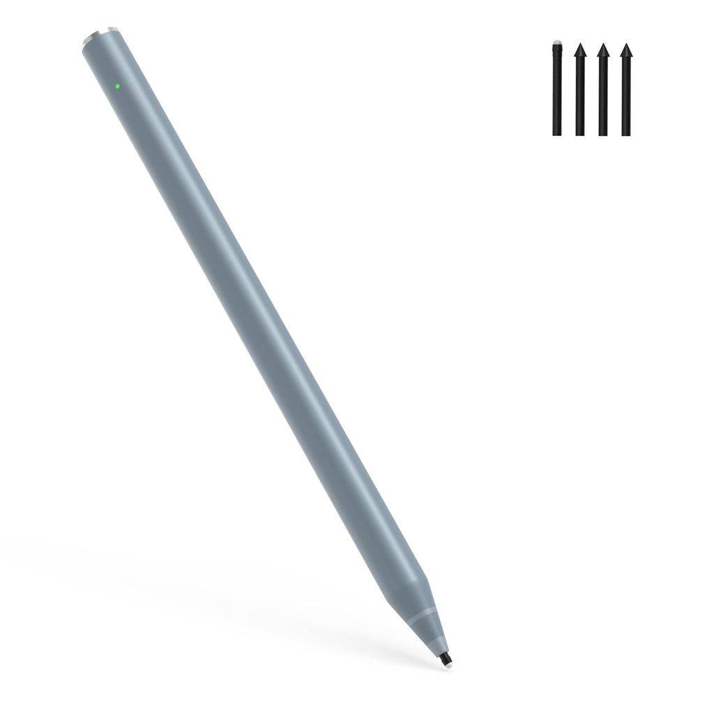 [Australia - AusPower] - Bluetooth 4.2 Stylus Pen for Microsoft Surface Pro 8/X/7/6/5/4/3 Laptop and Other Tablets with 4069 Pressure and Tilt Sensitivity, Palm Rejection, Magnetic Design (Blue) Blue 
