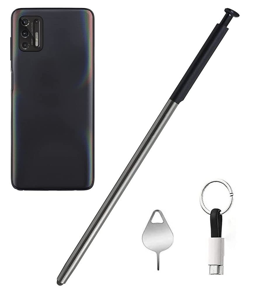 [Australia - AusPower] - for Moto G Stylus 2021 Stylus Pen Replacement, Part Touch Stylus Pen for Motorola Moto G Stylus 2021 XT2115 All Verison Touch Pen with USB-Type-c+Eject Pin (Black) Black 