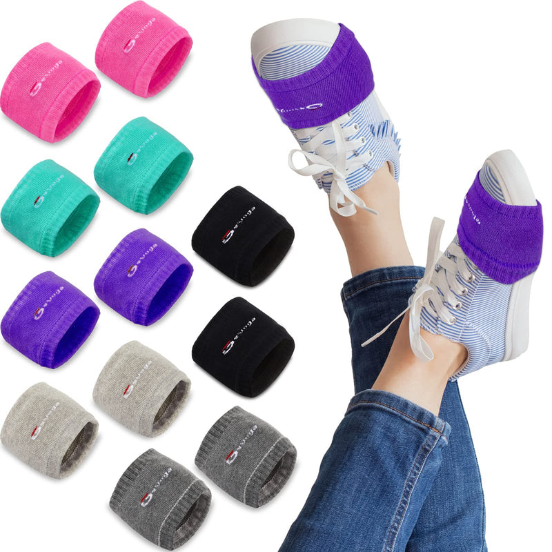 [Australia - AusPower] - Geyoga 6 Pairs Pack Over Sneaker Dance Socks for Dancers Women Dance Socks Dancing Socks Over Shoes for Dancing on Smooth Floor Ballet 