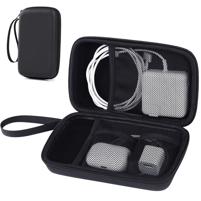 [Australia - AusPower] - GeeRic Case Compatible with MacBook Pro Accessories, Travel Cable Organizer Bag Pouch Electronic Accessories Carry Case Portable Waterproof (Black) 