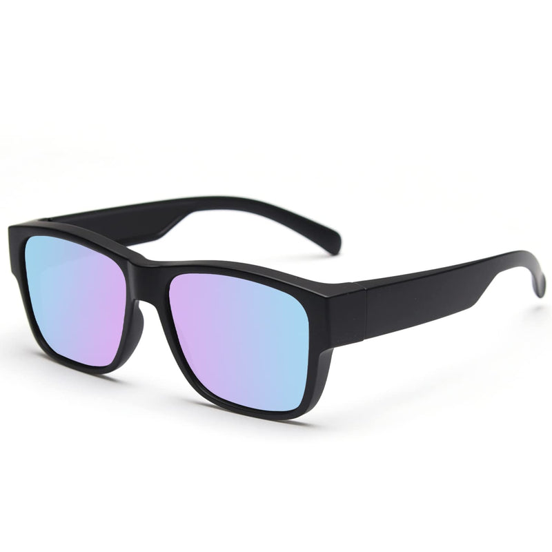 [Australia - AusPower] - Color Blindness Sunglasses for Men Red-Green Color Blind Glasses Color Blind Corrective Glasses Used for Indoor and Outdoor Color Vision Abnormalities Full frame black 