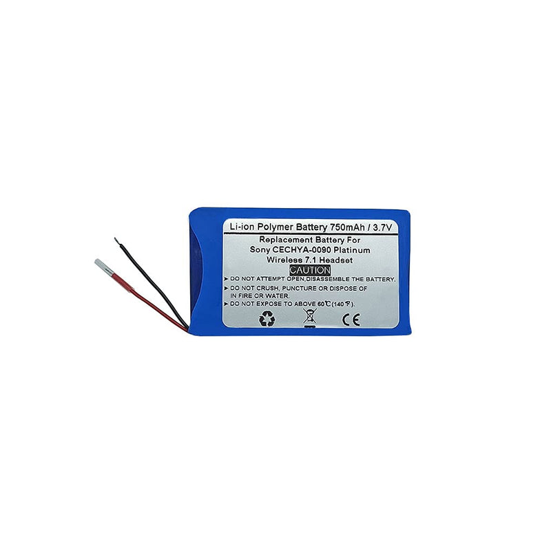 [Australia - AusPower] - 3.7V 750mAh Replacement Battery Compatible with CECHYA-0090 Platinum Wireless 7.1 Headset, LIS1523HNPC 