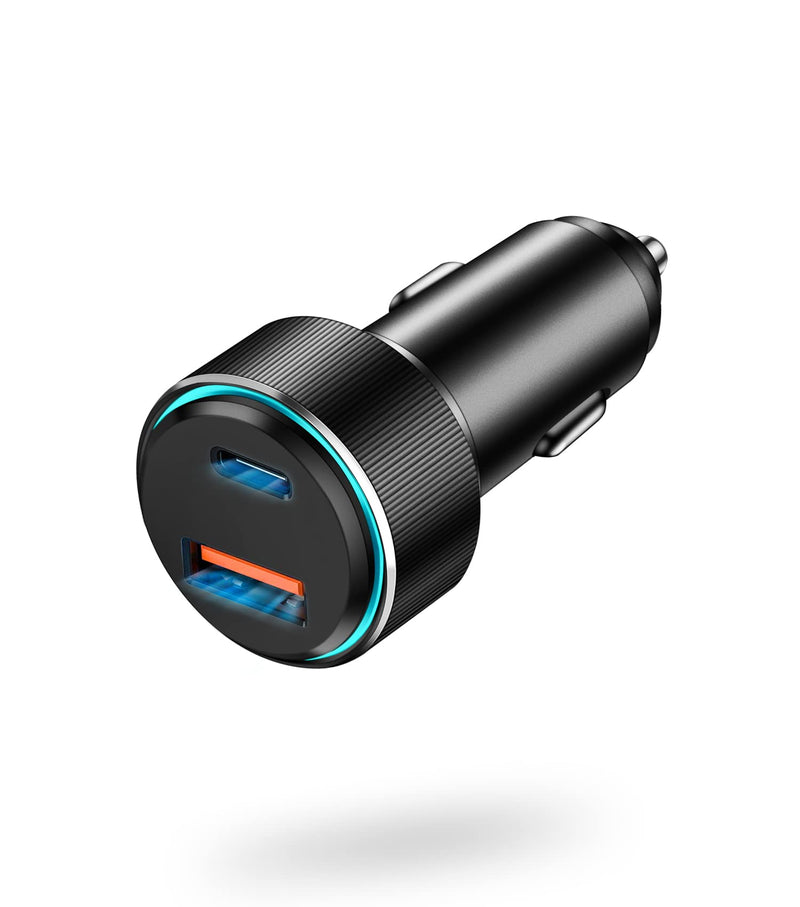 [Australia - AusPower] - USB C Car Charger Adapter, udaton 48W iPhone 13 Pro Max USB C Car Charger Upgraded Certified Embedded 3.0 Dual Type C Fast Car Charger for iPhone13 12 11 Pro Max X XR XS,Samsung,Galaxy,Smart Watch 