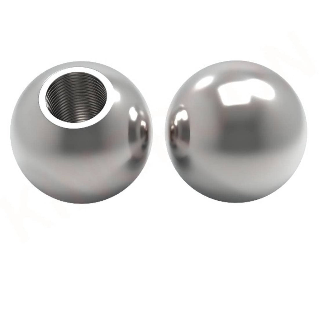 [Australia - AusPower] - 20Pcs Threaded Steel Ball,10mm Replacement Chromium Steel Balls M4 Threaded for Kossel K800 3D Printer Magnetic Ball Joint System 