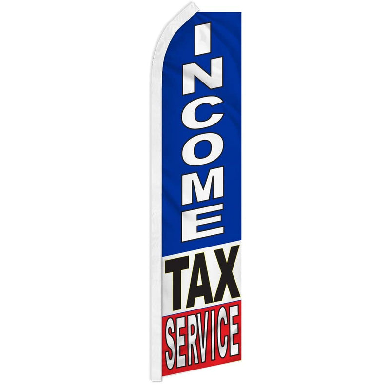 [Australia - AusPower] - Income Tax Service swooper Flag (Mount and Poles are Not Included) pack of 1 
