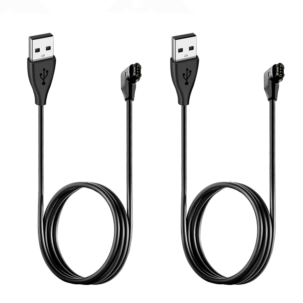 [Australia - AusPower] - Compatible with Garmin Watch Charger Cable [2 Pack,4ft], for Garmin Watch Vivoactive 3 4 4S, Forerunner 945 LTE 945 55 45 745 245 245 Music, Fenix 5s 5X 6 6S 6X Pro, Approach S10 S40 S60 G12 S12 S42 