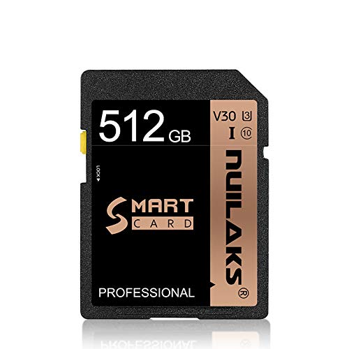 [Australia - AusPower] - 512GB SD Card Memory Card C10 Fast Speed Security Digital Flash Memory Card Class 10 for Camera,Videographers，Vloggers and SD Card Compatible Devices(512GB) 