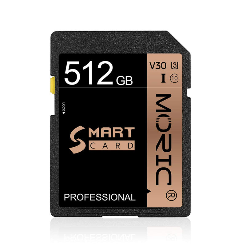 [Australia - AusPower] - 512GB SD Card Flash Memory SD Card Class 10 High Speed Security Digital C10 Memory Card for Vloggers, Filmmakers, Photographers and Other Card Devices(512GB) 