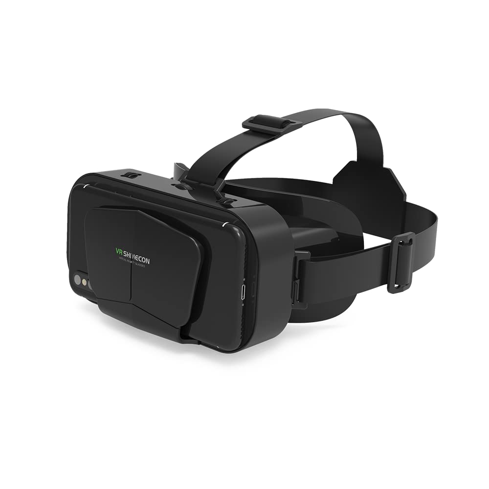 [Australia - AusPower] - TooTwo VR Headset, Universal Gaming Virtual Reality Goggles Adjustable 4.7-7.2 Inch Screen Compatible with iPhone, Samsung and Android Phone (VR) 