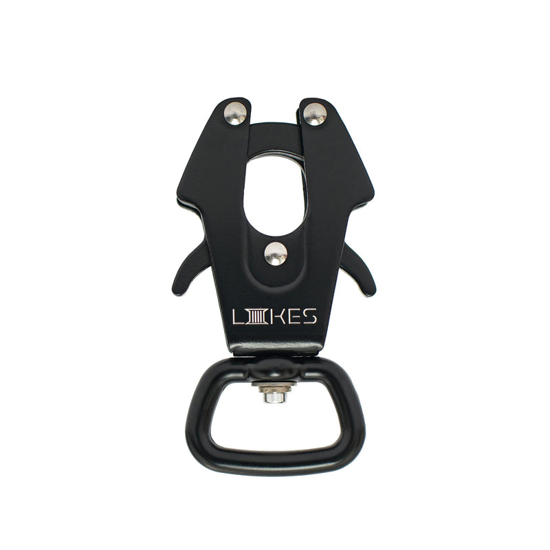 [Australia - AusPower] - LIIIIIIKES Small Frog Clip?Heavy-Duty Quick Release and Locking Dog Leash Buckle for Linking Pet Collar (Square) square 
