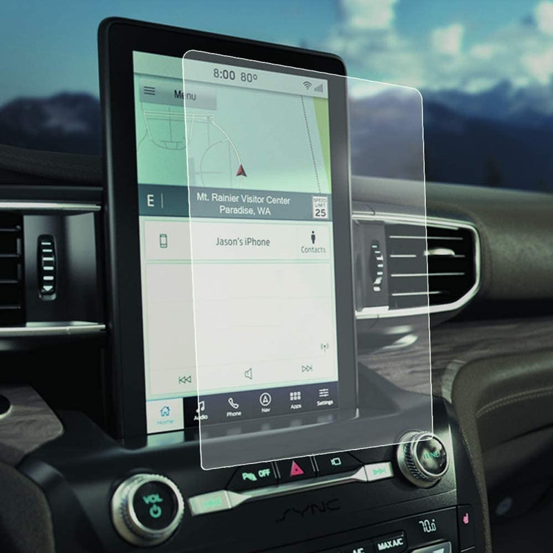[Australia - AusPower] - Screen Protector Compatible with 2021 Ford Explorer 10.1 Inch Touch Screen,Anti Glare Scratch,Shock-Resistant, Navigation Protection Accessories Premium Tempered Glass 