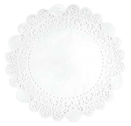 [Australia - AusPower] - White Scalloped Edge Paper Doilies - 10" Wide, Set of 250, Party Decoration, Table Display, DIY, Crafts, Gift Boxes, Fancy Desserts, Wedding, Reception 