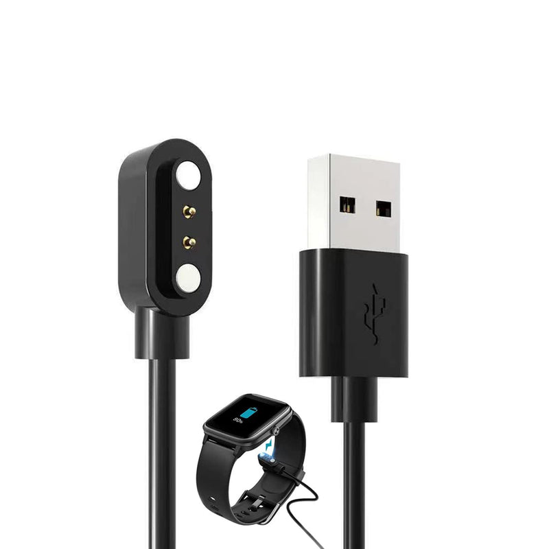 [Australia - AusPower] - Smart Watch Charger, 2 pin Magnetic USB Smart Watch Charging Cable, for Letsfit Willful YAMAY VeryFitPro SW023 ID205L SW021 ID205U ID205S SW025 Uwatch 3S 3 2 2S 