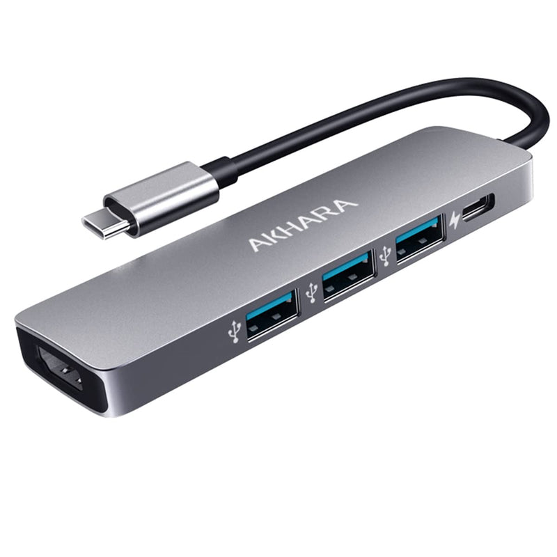 [Australia - AusPower] - USB C Hub with 4K HDMI Output,USB C to USB HDMI Hub Adapter with Power Delivery, Thunderbolt 3 to USB Hub Multiport Adapter for MacBook Pro/Air, iPad pro ,XPS and More Type C Laptops 