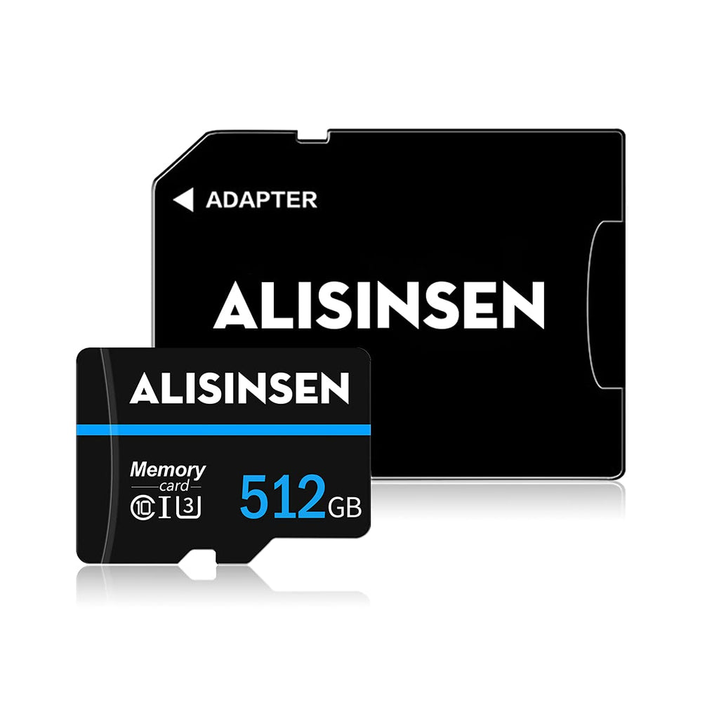[Australia - AusPower] - Micro SD Card 512GB Memory Card 512GB TF Card Class 10 High Speed Transfer with Adapter LT-512GB 