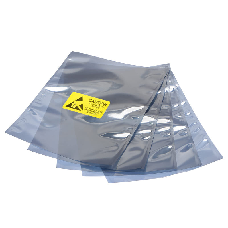 [Australia - AusPower] - MECCANIXITY Anti Static Bags Shielding Bag 25pcs 8x12inch(20x30cm) Open Top with Labels for Hard Drive HDD SSD 