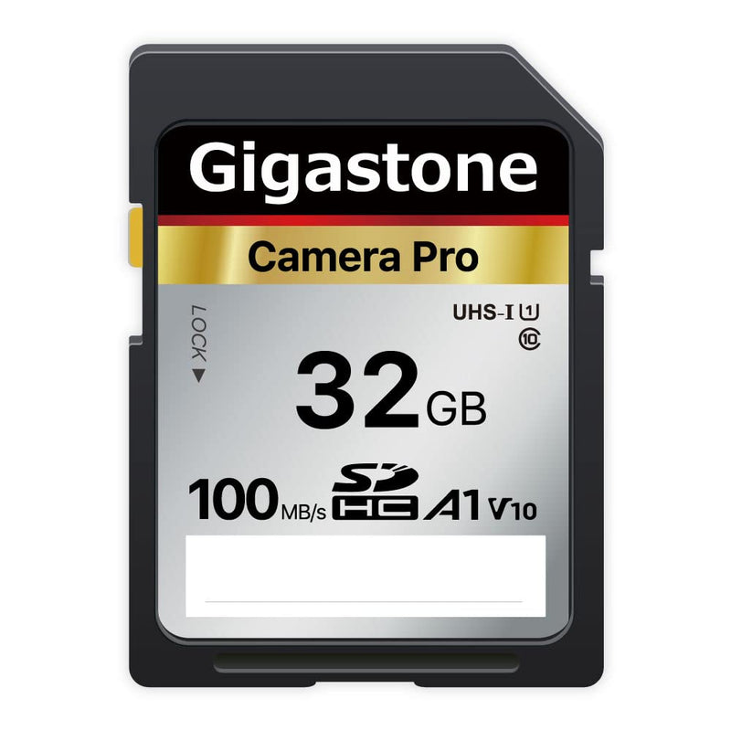 [Australia - AusPower] - Gigastone 32GB SD Card V10 SDHC Memory Card High Speed Full HD Video Compatible with Canon Nikon Sony Pentax Kodak Olympus Panasonic Digital Camera, with 1 Mini case SD 32GB V30 1PK 