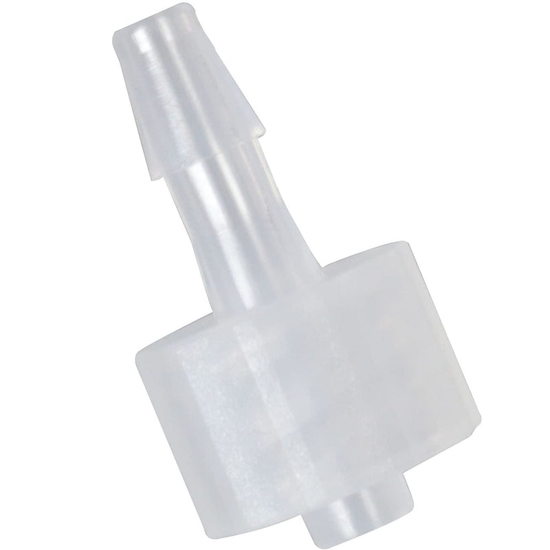 [Australia - AusPower] - MEETOOT 10pcs Luer-to-Barb Adapter Male Luer with Lock Ring 1/8" Hose Barb Screw Quick Connector Plug 3.2mm for Laboratory Biochemical/Analytical Instruments and Food Machinery 