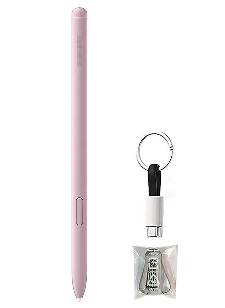 [Australia - AusPower] - Galaxy Tab S6 Lite S Pen Replacement for Samsung Galaxy Tab S6 Lite (EJ-PP610) Stylus Touch S Pen with USB to Type-c Cable+Tips (Chiffon Rose) Chiffon Rose 