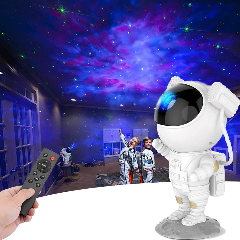 [Australia - AusPower] - Starry Night Light Projector Astronaut LED Projection Lamp with Remote Control, Adjustable Head Angle,Gift for Kids Adults Home Party Ceiling Decor Christmas Gift (Astronaut) 