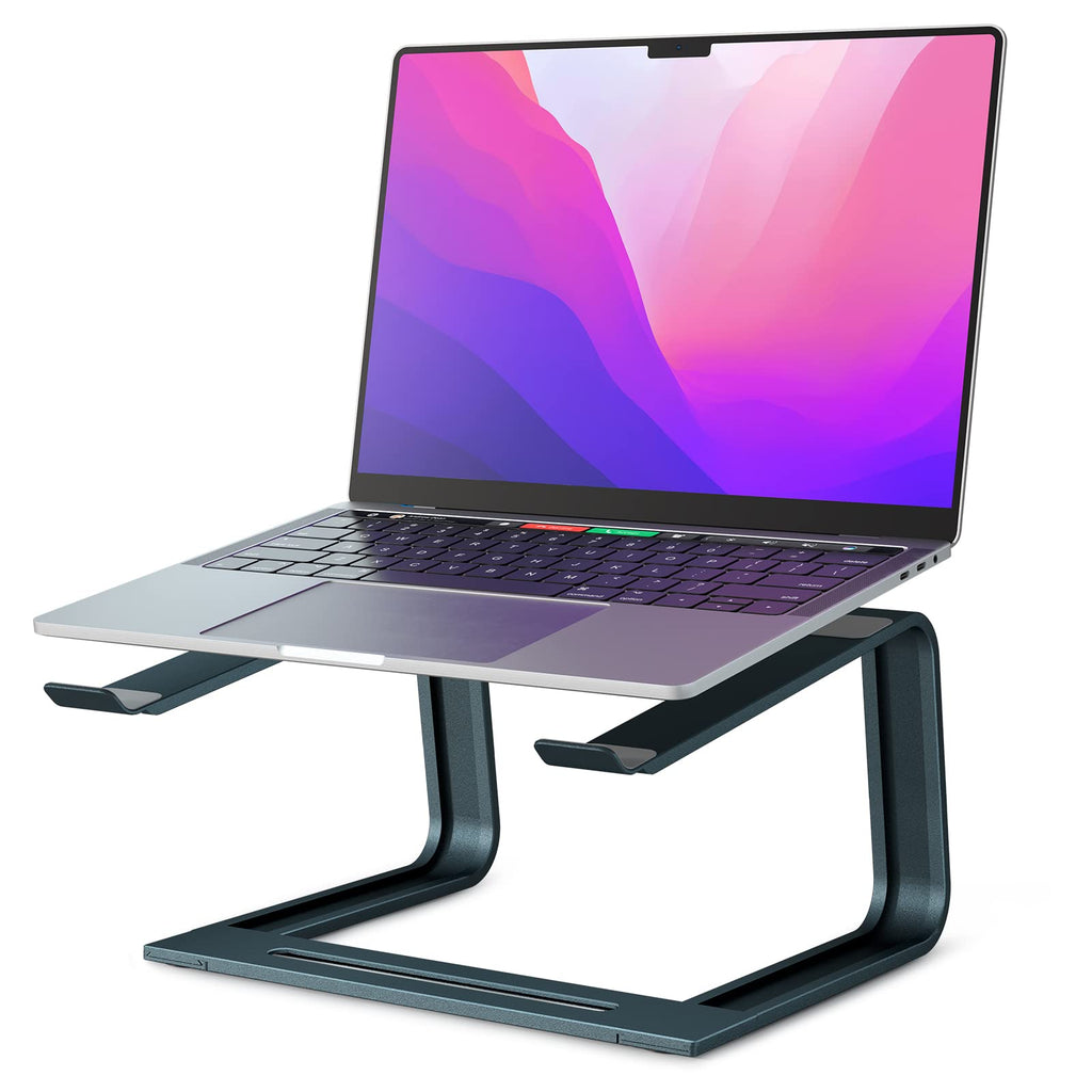 [Australia - AusPower] - Nulaxy Laptop Stand for Desk, Ergonomic Detachable Computer Stand, Portable Laptop Holder with Heat Dissipation, Anti-Slip Design, Aluminum Laptop Riser for All Laptops 10-15.6 Inches, LS13 