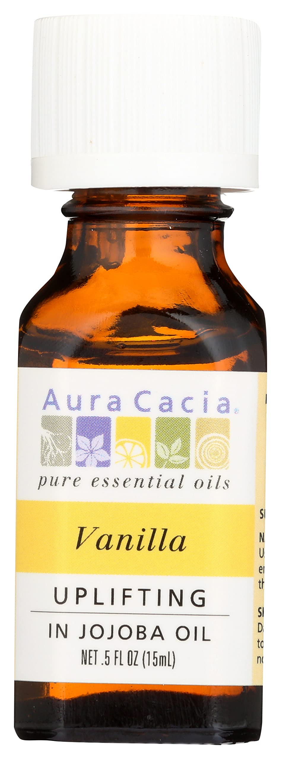 [Australia - AusPower] - Aura Cacia Prec Ess Oil Vanla W JoJo, 0.5 Oz (Pack of 1) 